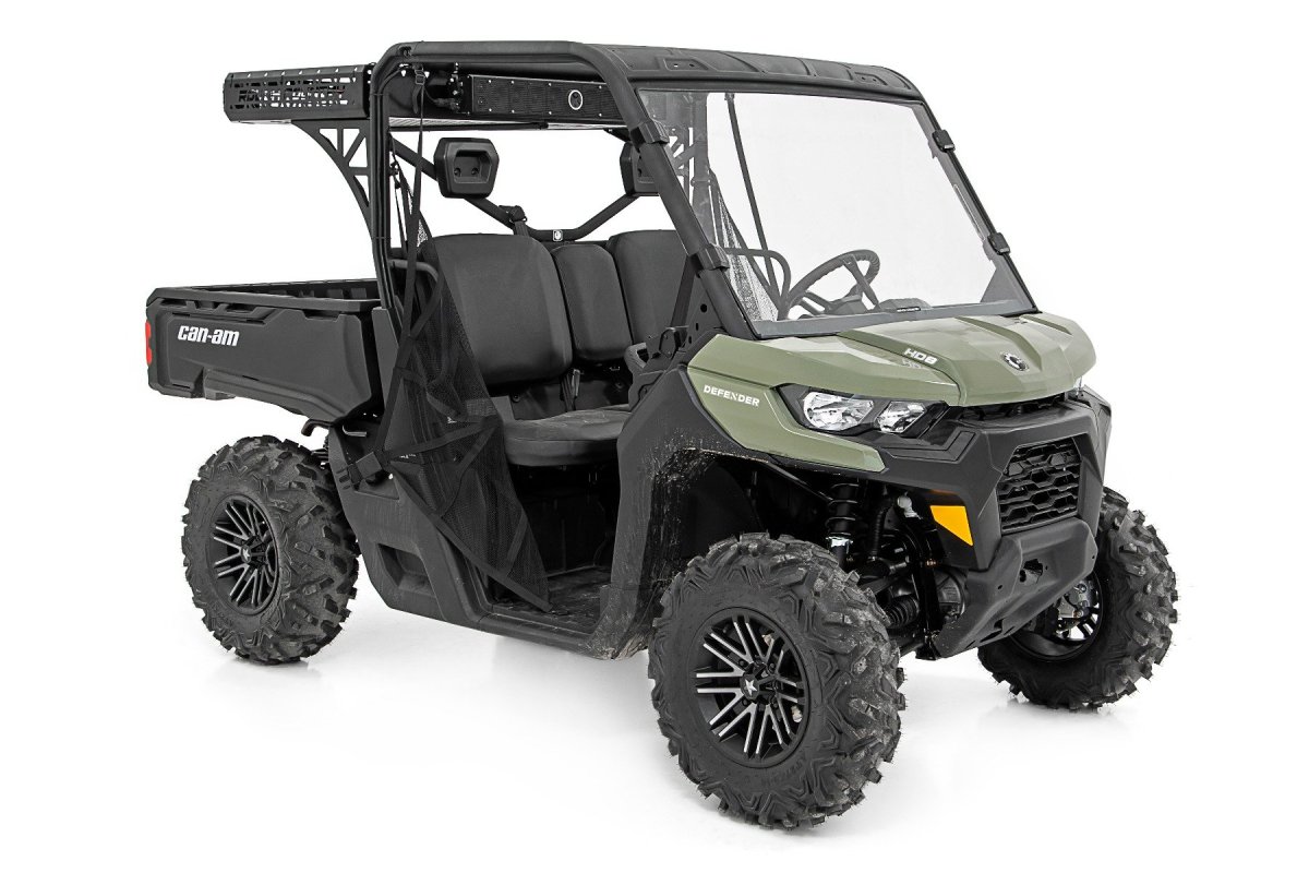 Can-Am Defender XT CAB HD10 Cargo Rack - Rough Country - Heavy-duty Steel, Corrosion-resistant, Powder-coated - '16-'20
